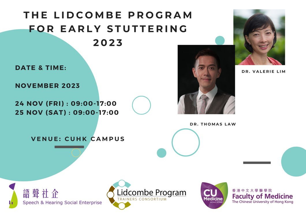 The Lidcombe Program for Early Stuttering 2023