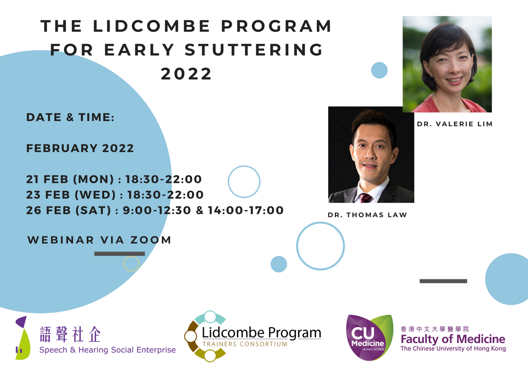 The Lidcombe Program for Early Stuttering 2022